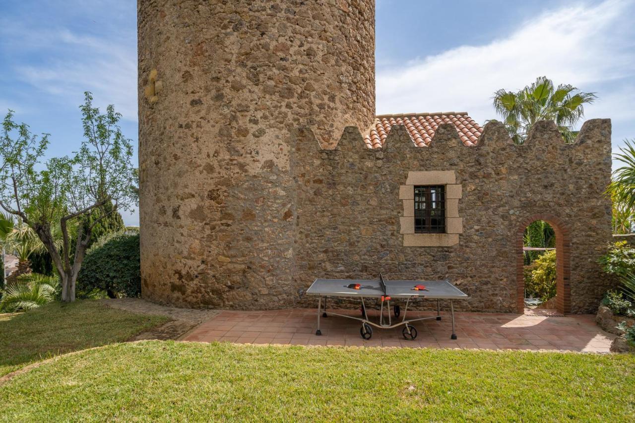 Castillo Can Xirau, Propiedad Exclusiva Con Piscina & Aircon Villa Santa Susanna Buitenkant foto