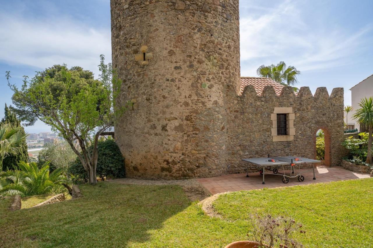 Castillo Can Xirau, Propiedad Exclusiva Con Piscina & Aircon Villa Santa Susanna Buitenkant foto