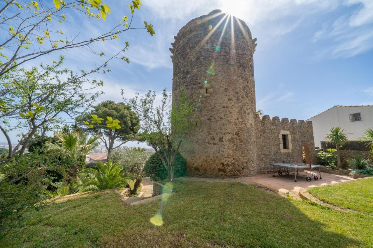 Castillo Can Xirau, Propiedad Exclusiva Con Piscina & Aircon Villa Santa Susanna Buitenkant foto