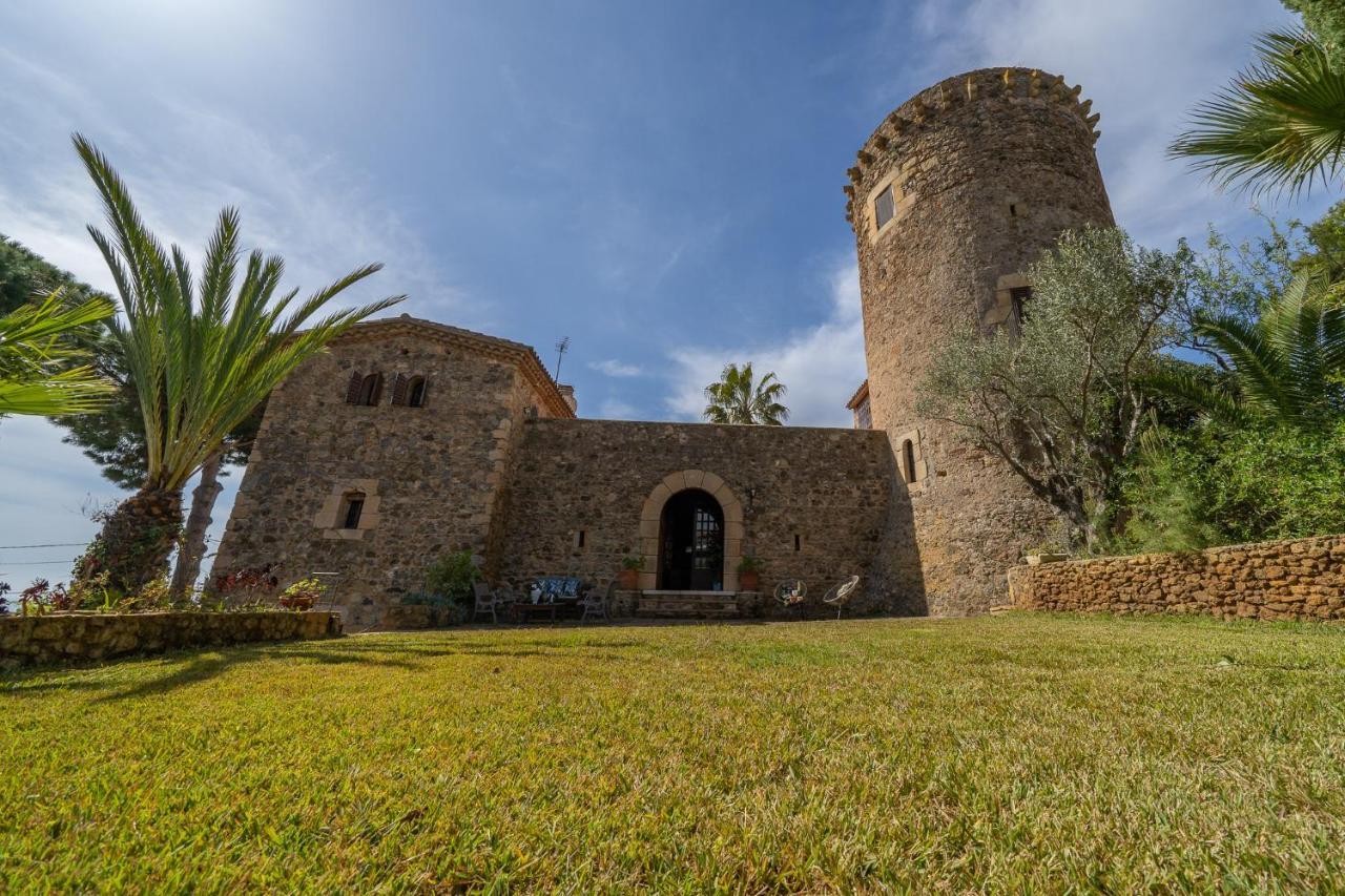 Castillo Can Xirau, Propiedad Exclusiva Con Piscina & Aircon Villa Santa Susanna Buitenkant foto